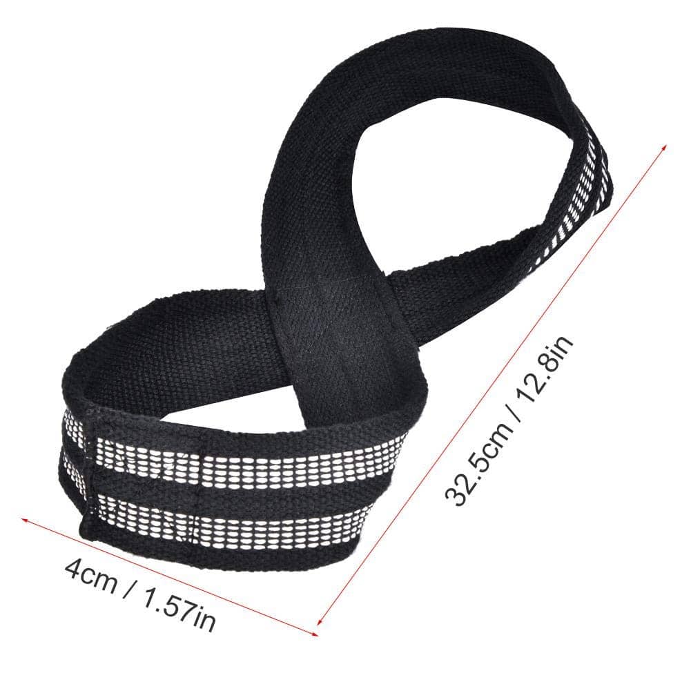 Par de correas de muñeca para peso muerto, correas en forma - Imagen 10