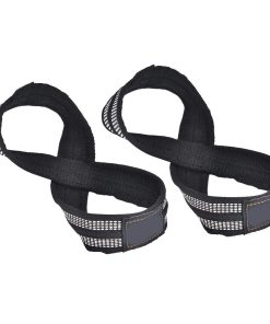 Par de correas de muñeca para peso muerto, correas en forma