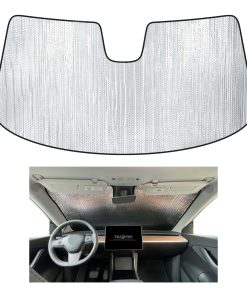 YelloPro Protector Solar Reflectante a -Negro, Plata