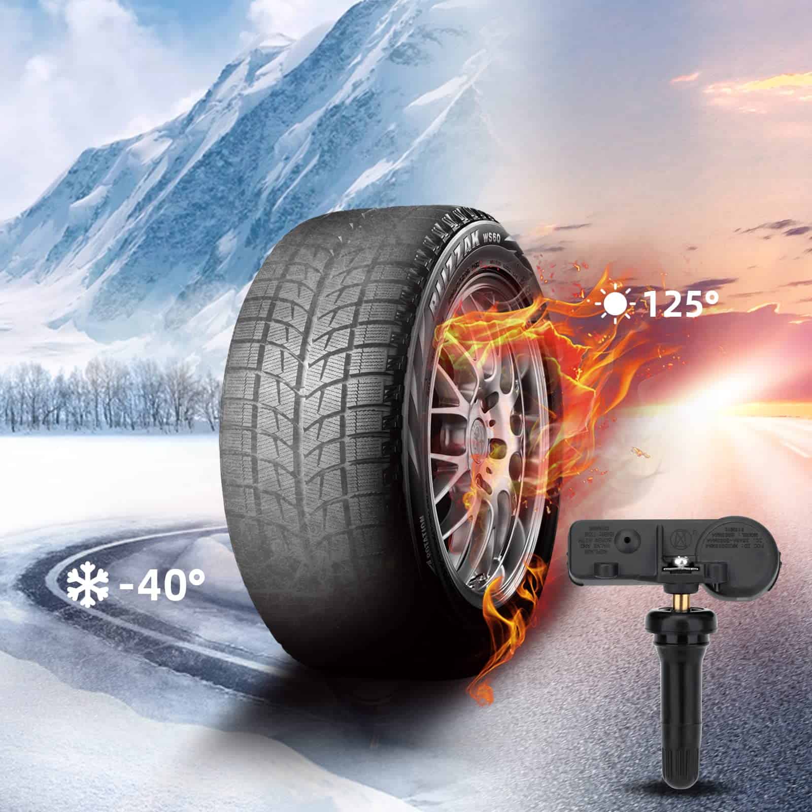 4 Pack 13586335 Sensor de Sistema de Monitoreo de Presión - Imagen 7