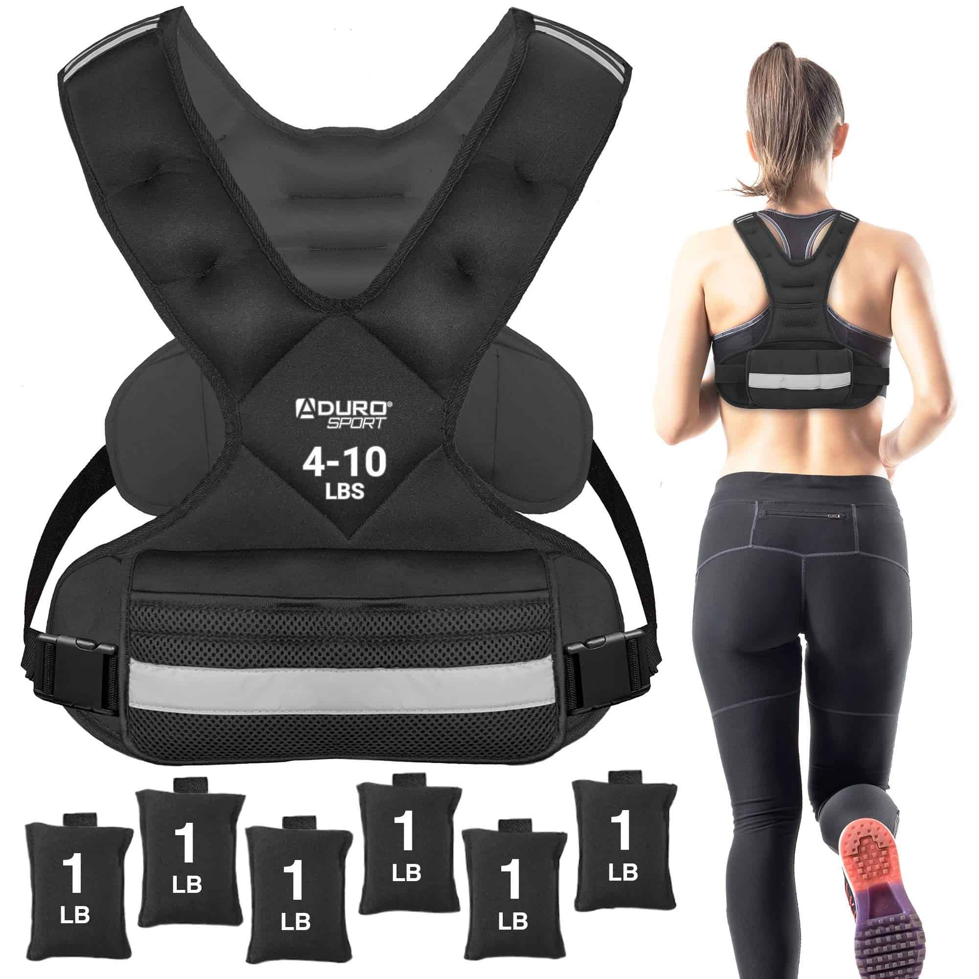 Chaleco Ajustable Aduro Sport Equipamiento de Entrenamiento