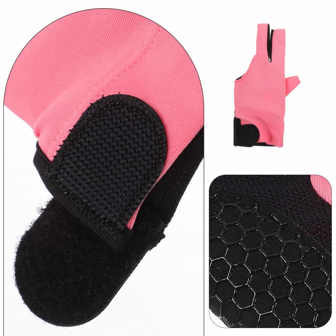 Guante de 3 Dedos Elástico 1PC para Jugadores de Billar - Imagen 9