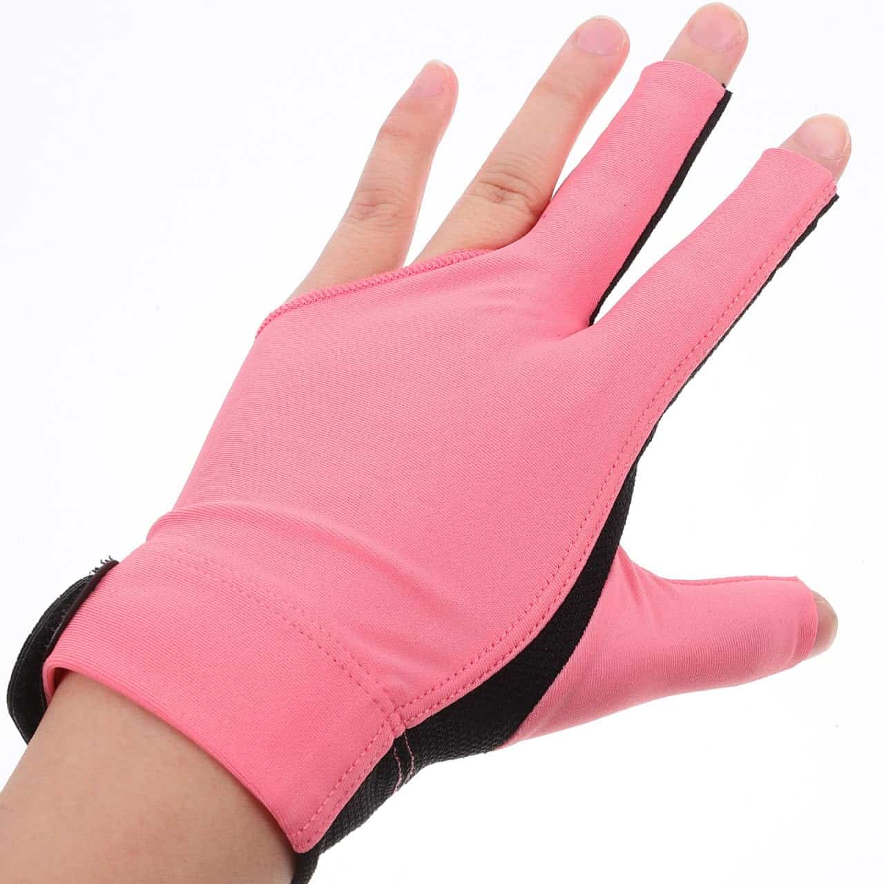Guante de 3 Dedos Elástico 1PC para Jugadores de Billar