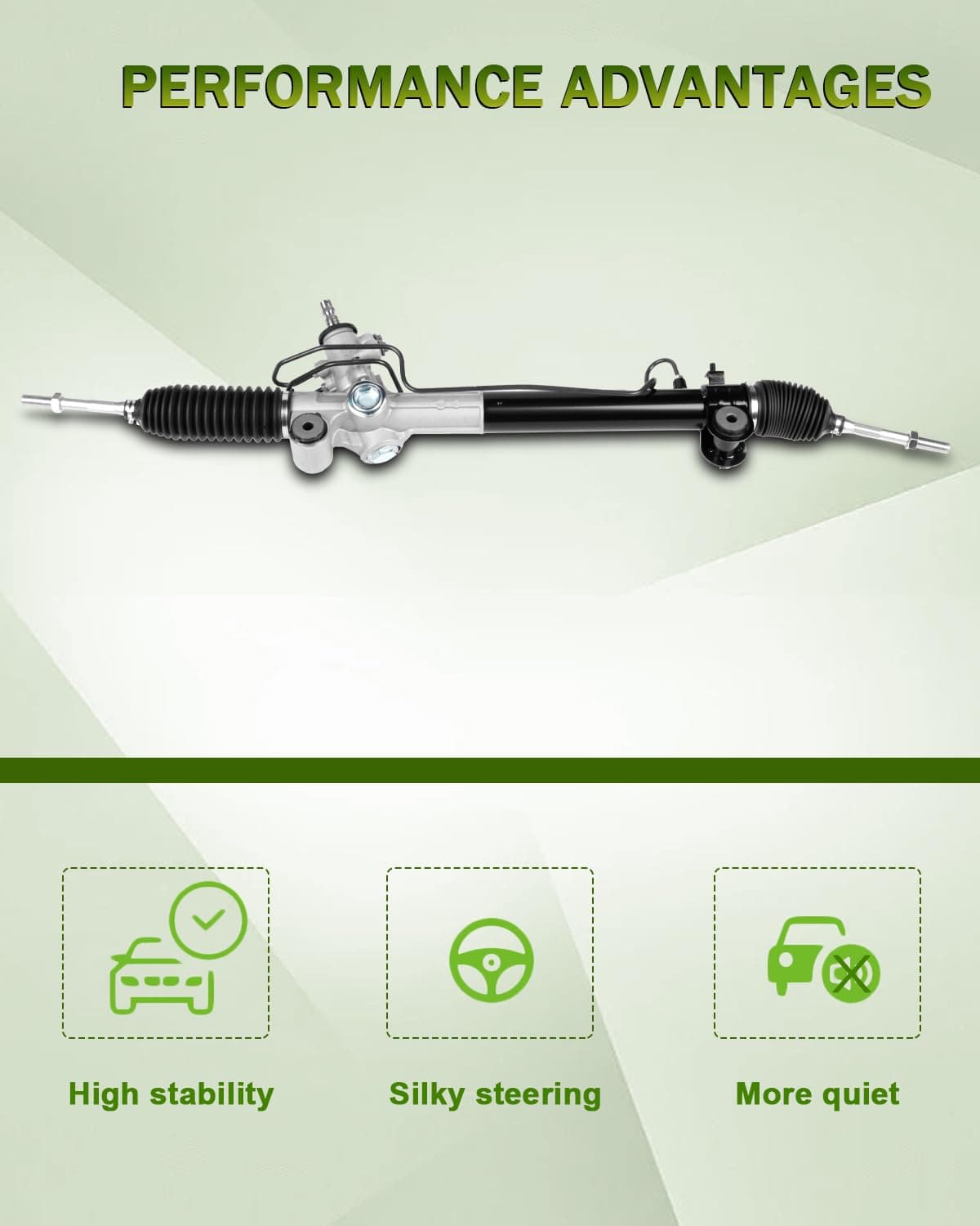 SCITOO Conjunto Completo de Dirección Asistida Rack y Piñón - Imagen 7