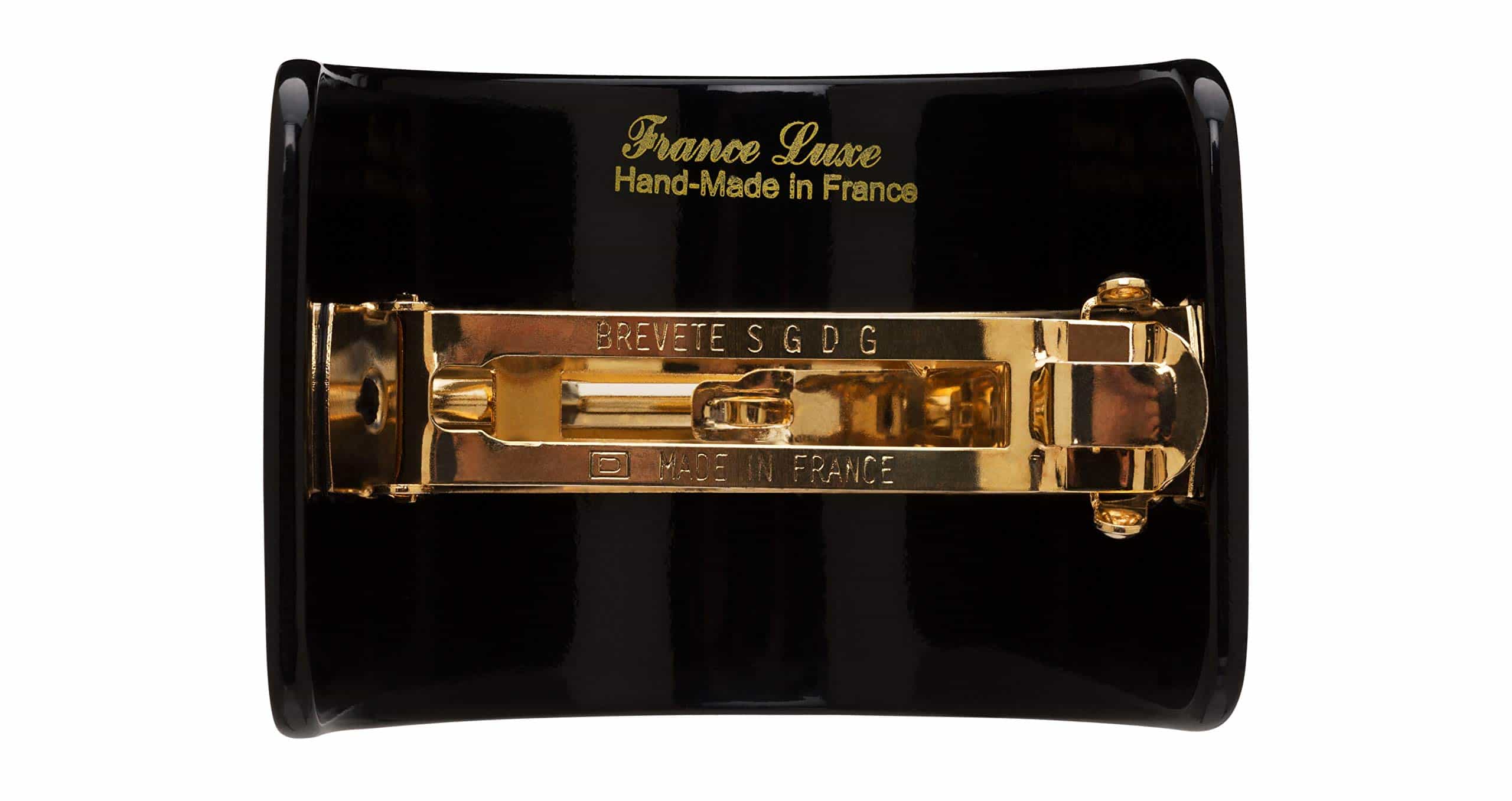 France Luxe Studded Ponytail Barrette, Negro - Imagen 5