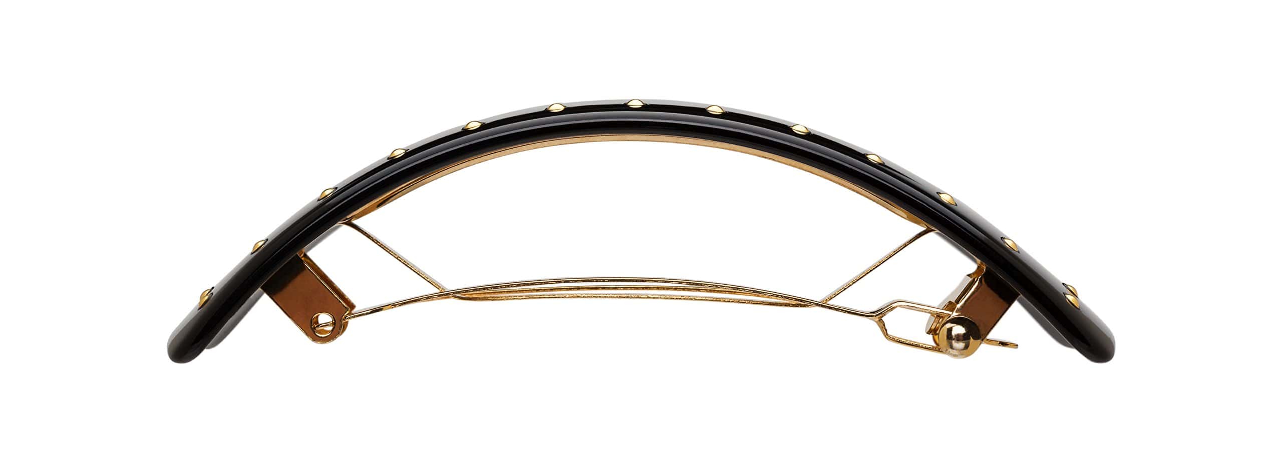 France Luxe Broche de Volumen Rectangular con Tachuelas, - Imagen 4