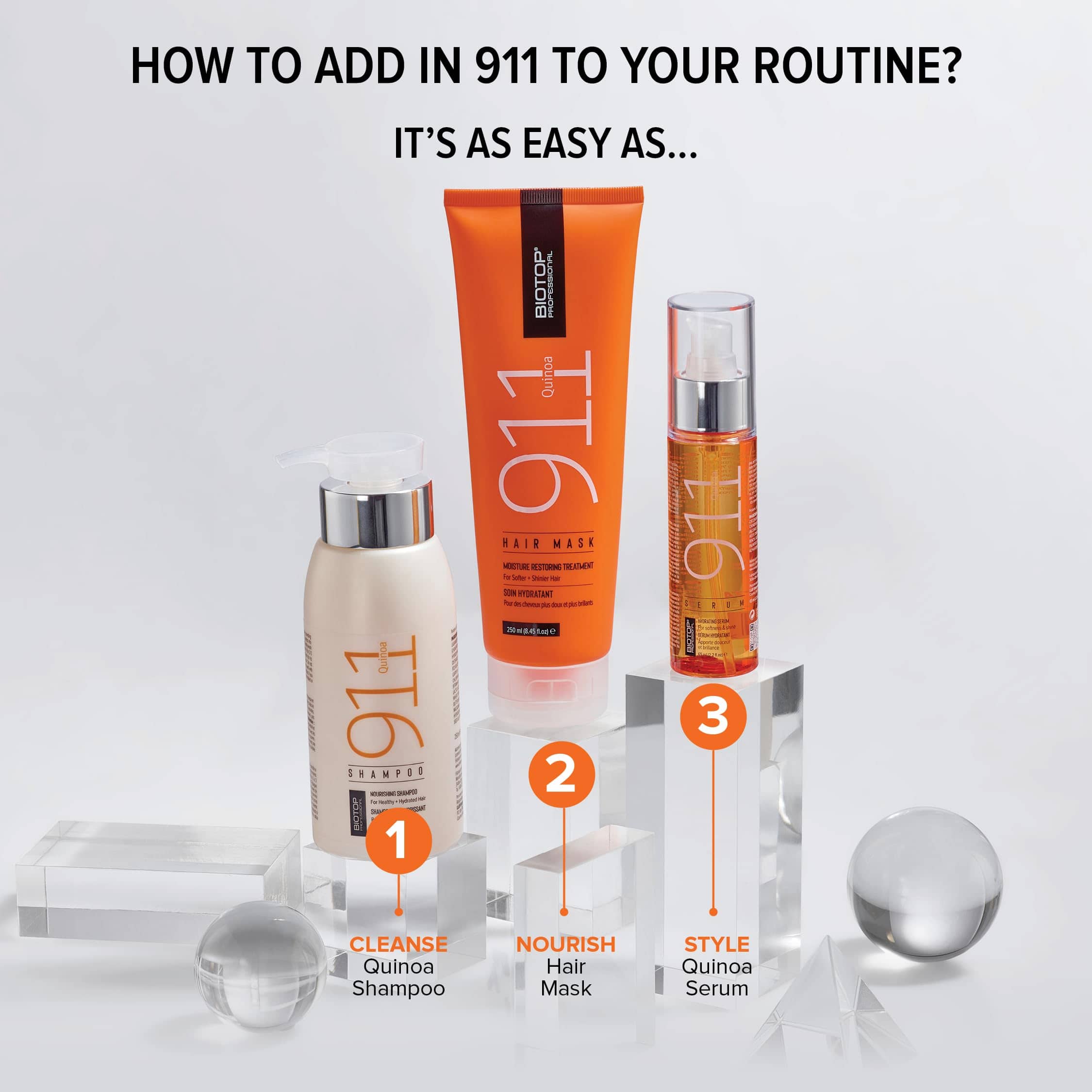 Acondicionador de Cabello Quinoa 911 de Biotop Professional - Imagen 4