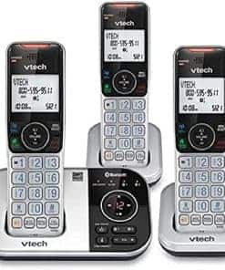 Teléfono inalámbrico VTech VS112-3 DECT 6.0 Bluetooth de 3