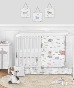 Juego de Cuna para Bebé de Diseño de Animales de Granja