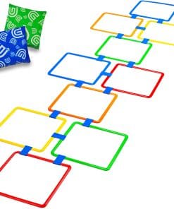 Juego de Cuadros de Rayuela GETMOVIN SPORTS con 2 Sacos