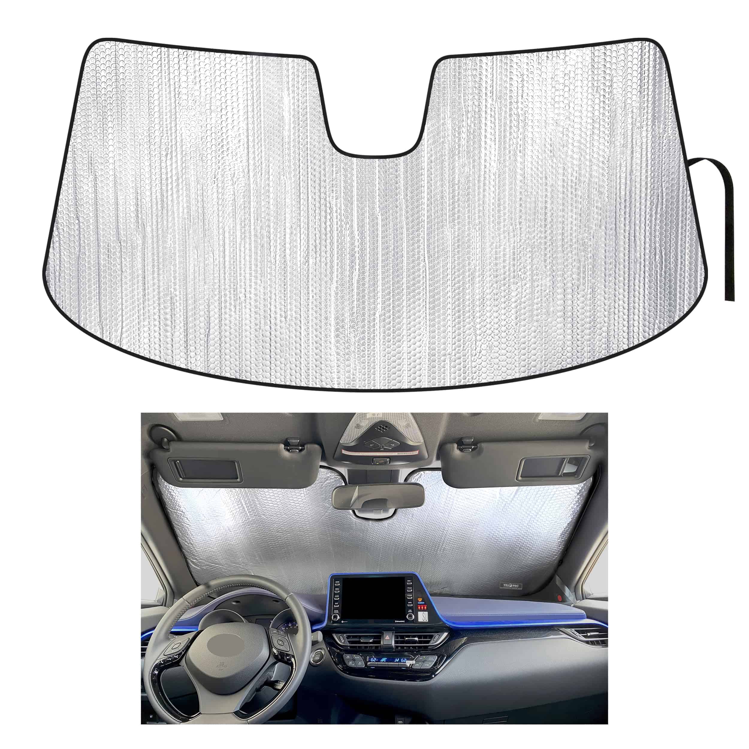 YelloPro Auto Protector solar reflectante -Plata