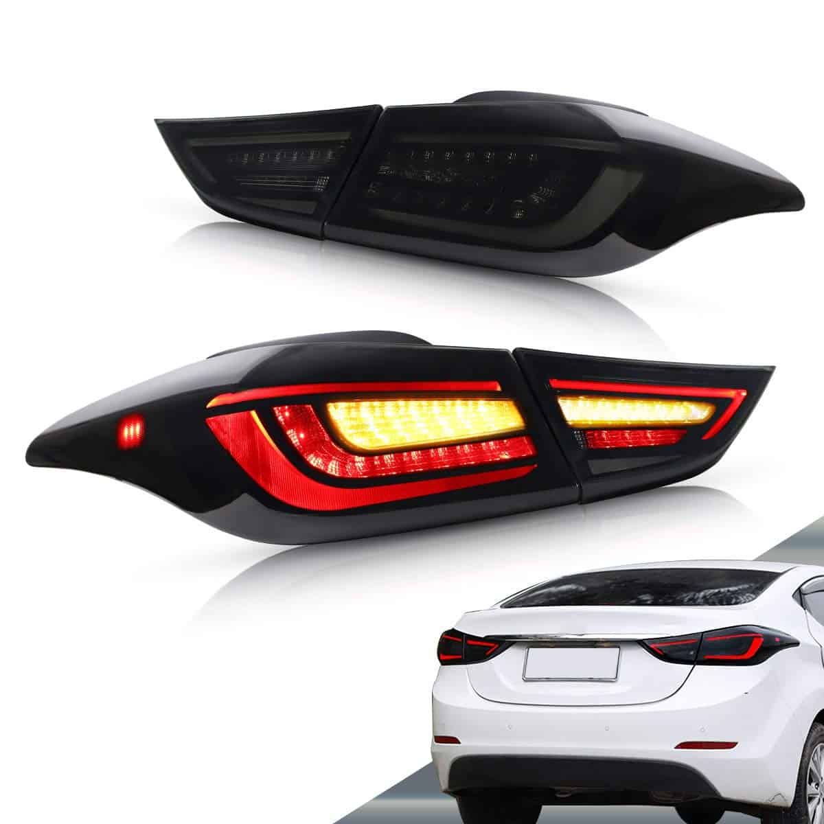 Faros traseros LED VLAND compatibles con Hyundai Elantra