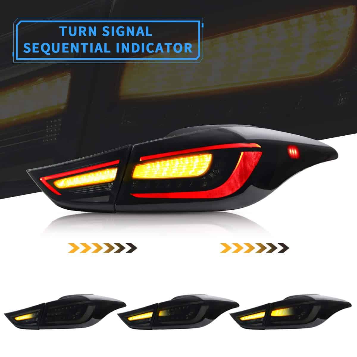 Faros traseros LED VLAND compatibles con Hyundai Elantra - Imagen 3