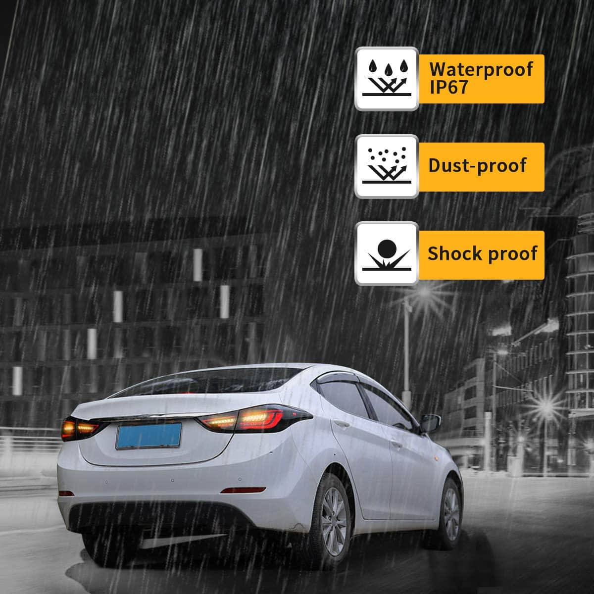 Faros traseros LED VLAND compatibles con Hyundai Elantra - Imagen 8