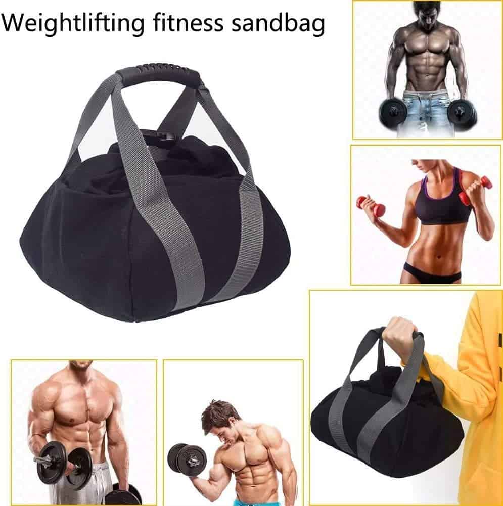 2 Pcs Ajustable Pesado Fitness Power Sandbag, Bolsa de - Imagen 4