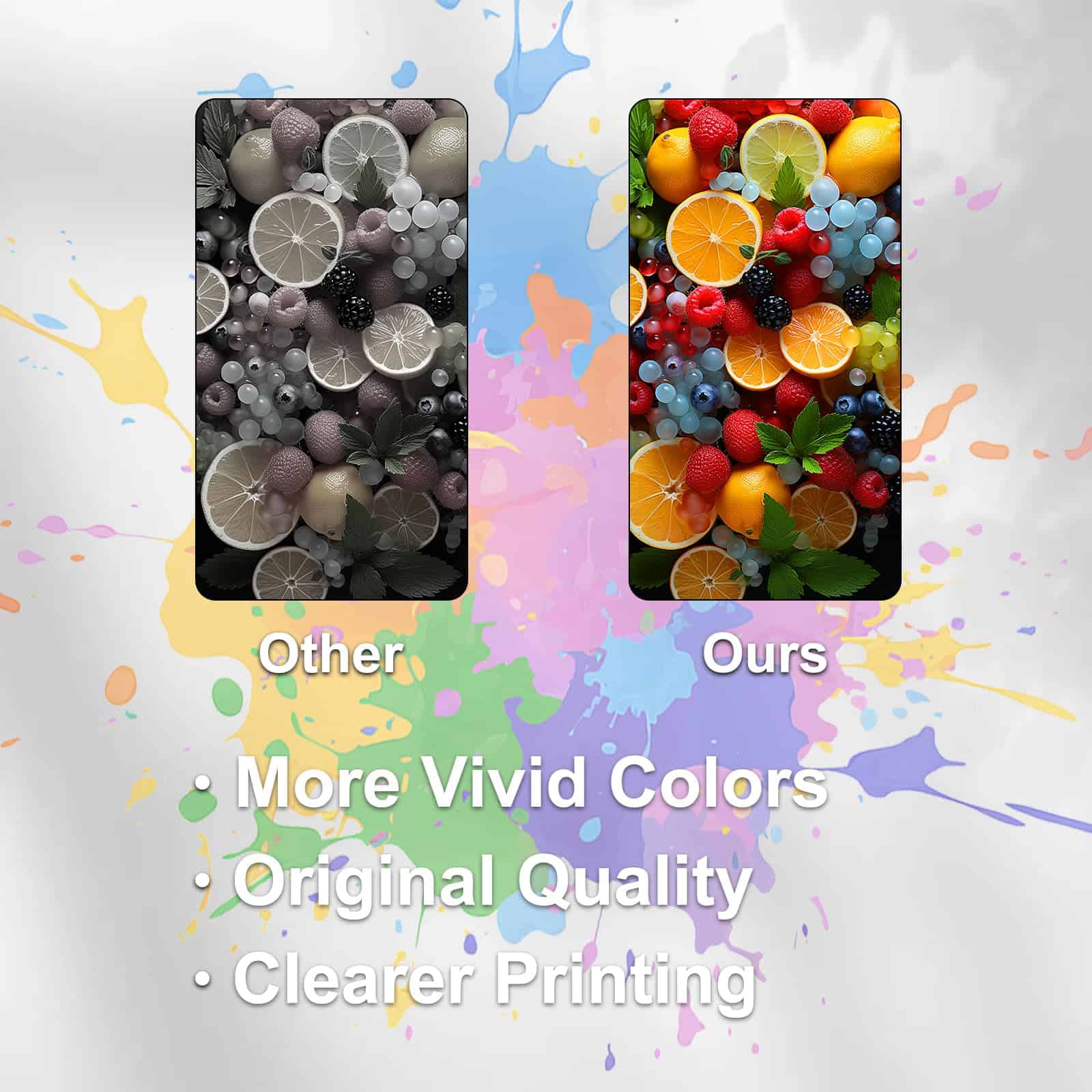 SUNUNITEC Juego (negro y tricolor) Cabezal de impresión - Imagen 4