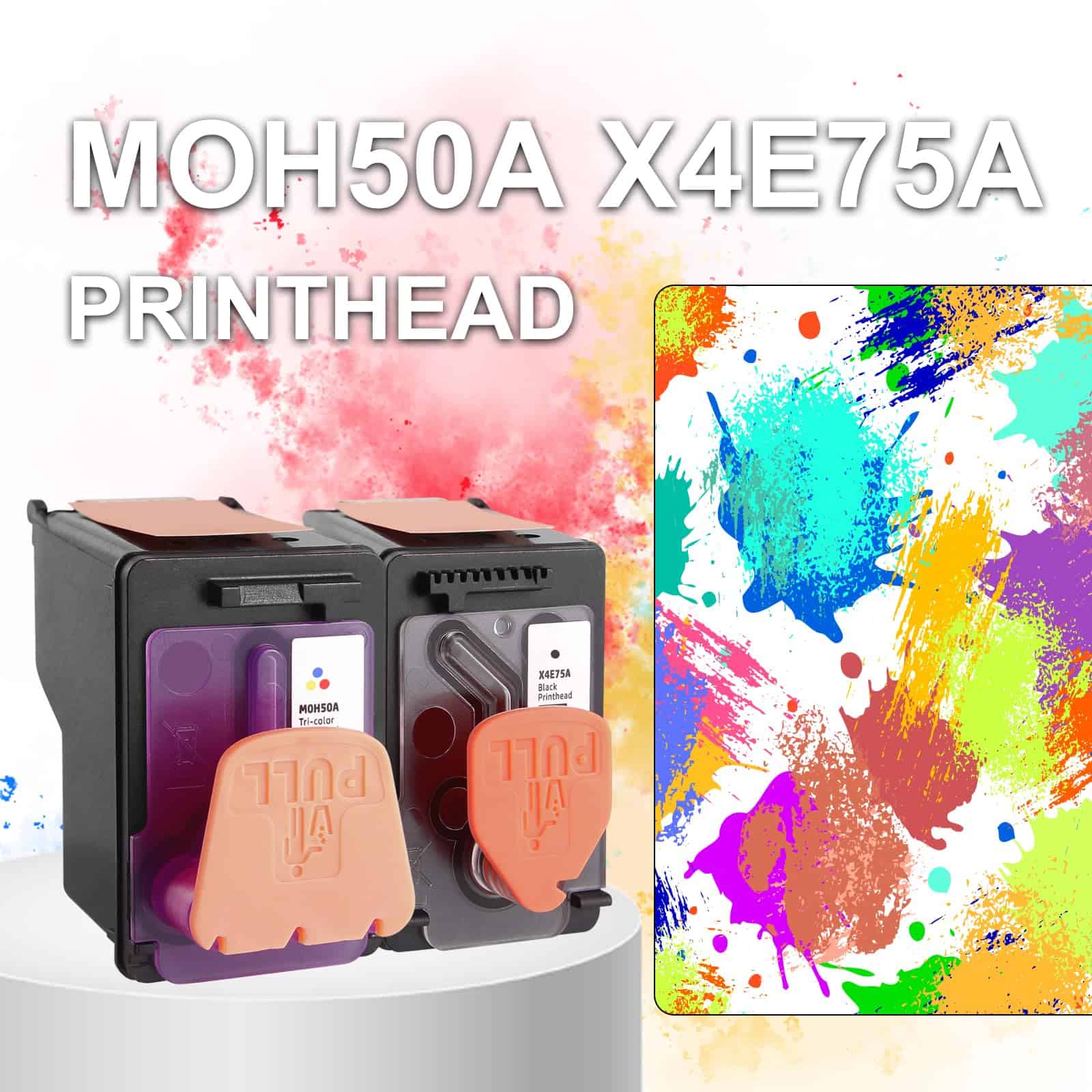 SUNUNITEC Juego (negro y tricolor) Cabezal de impresión - Imagen 3