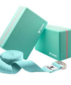 Set de 2 Bloques de Yoga Tumaz con Correa, Bloques de EVA