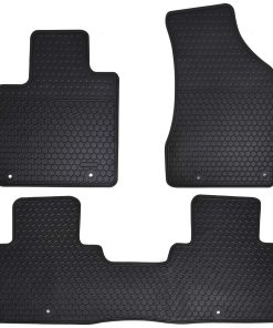 Tapetes para piso de automóvil Megiteller a -Negro