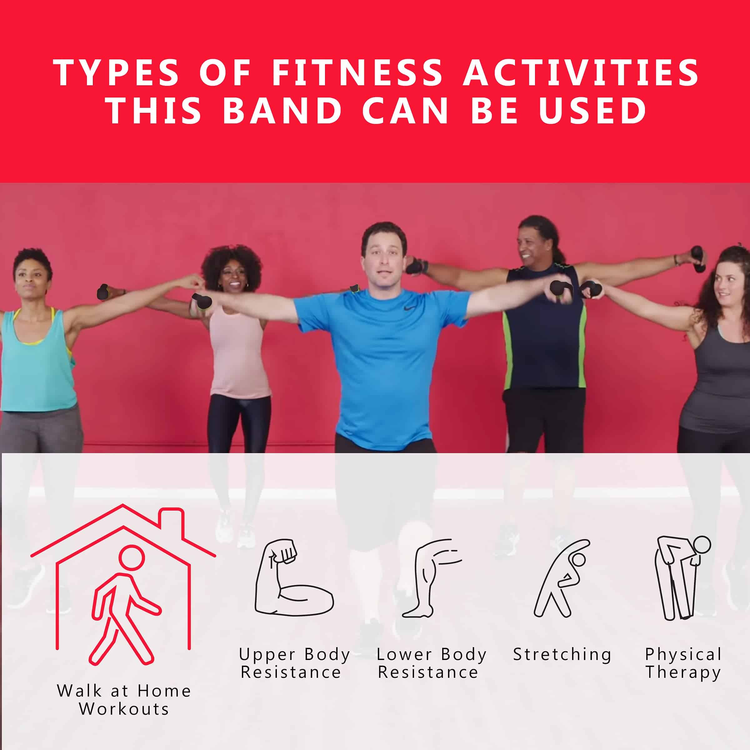 Conjunto de Pesas de Mano Walk at Home Happy Walking para - Imagen 8