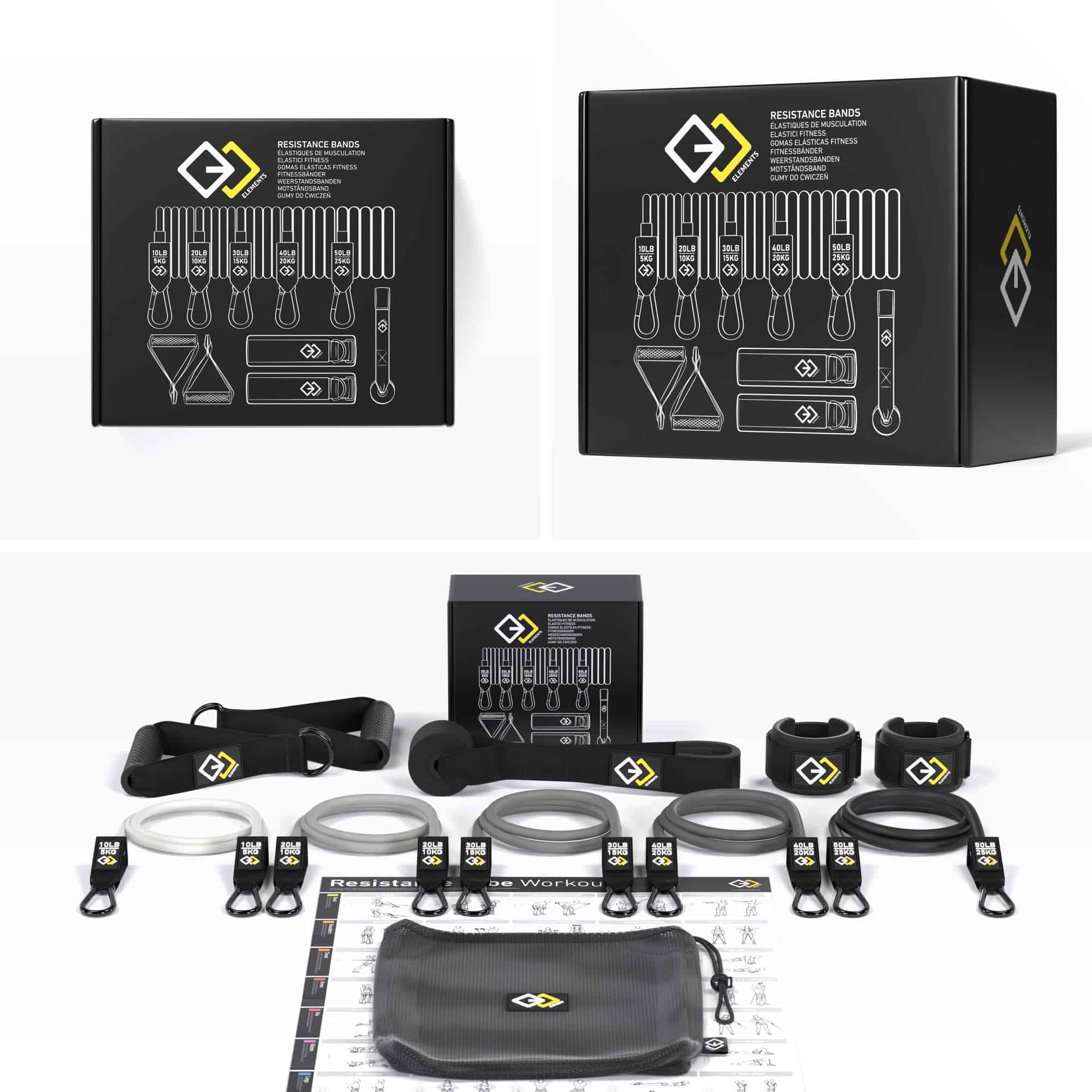 Set de Bandas de Resistencia GJELEMENTS - Bandas de - Imagen 6