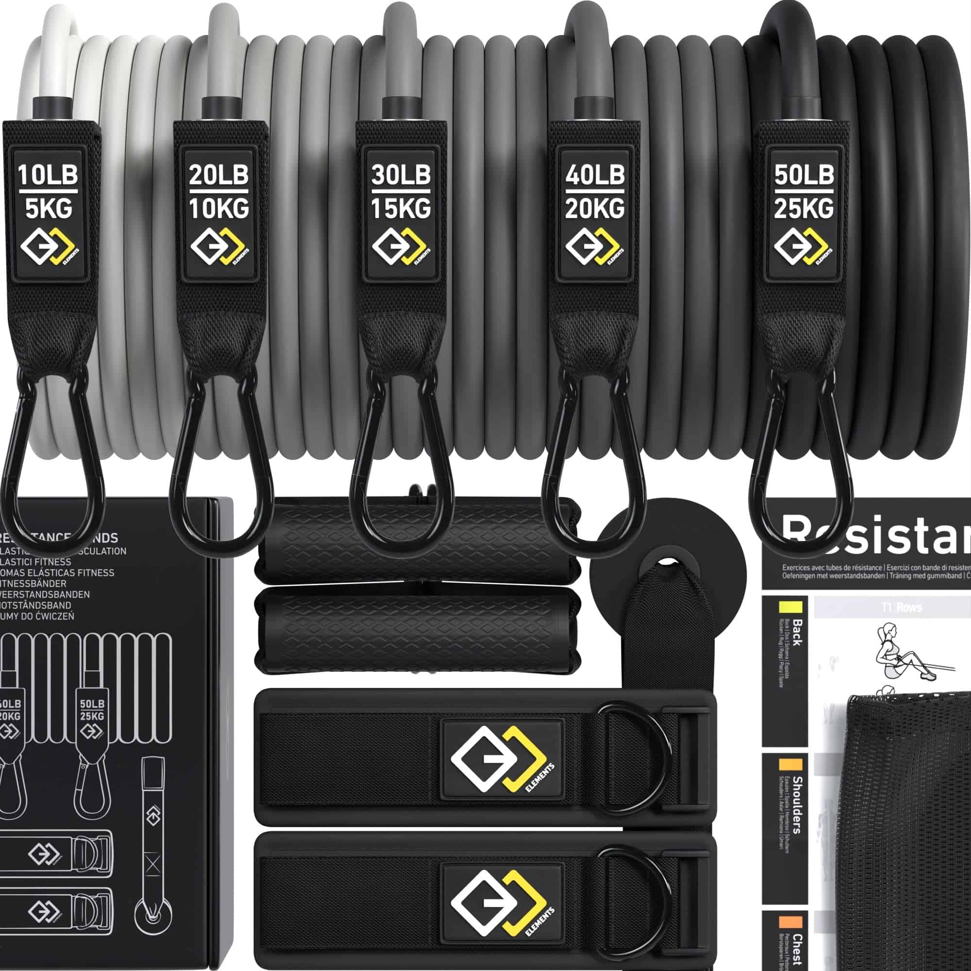 Set de Bandas de Resistencia GJELEMENTS - Bandas de