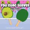 Juego de Tenis de Mesa de Aguacate Gift Republic You Guac