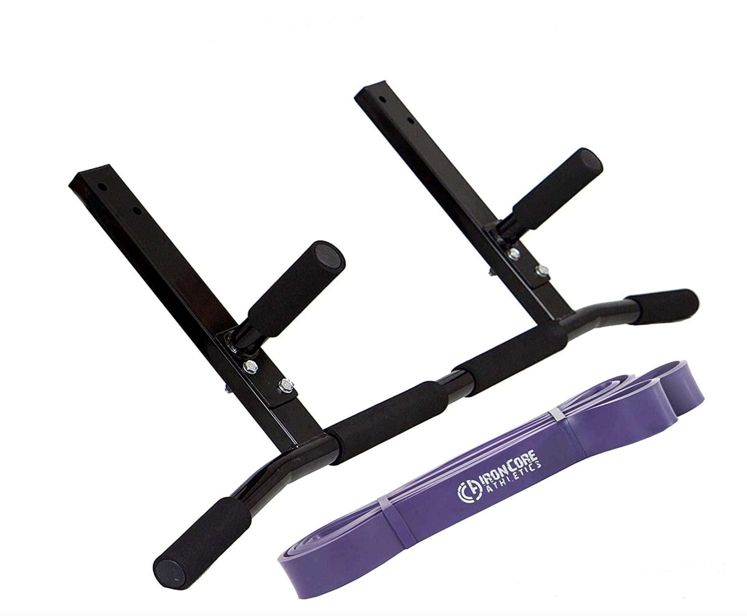 Barra de dominadas Iron Core Athletics -Morado