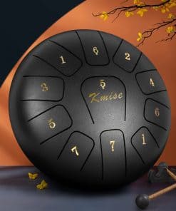 Instrumento de percusión Tank de kmise con mazos de tambor