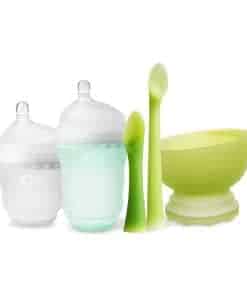 Set de regalo de alimentación esencial Olababy (Menta)