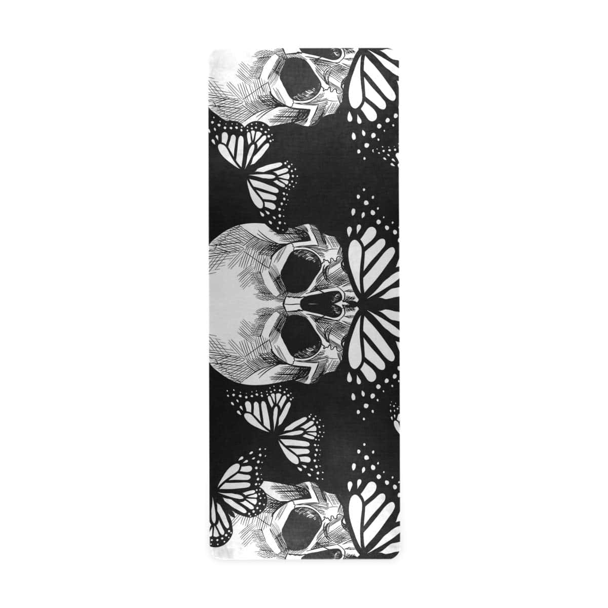 Tapete de yoga antideslizante con diseño de calavera Baofu