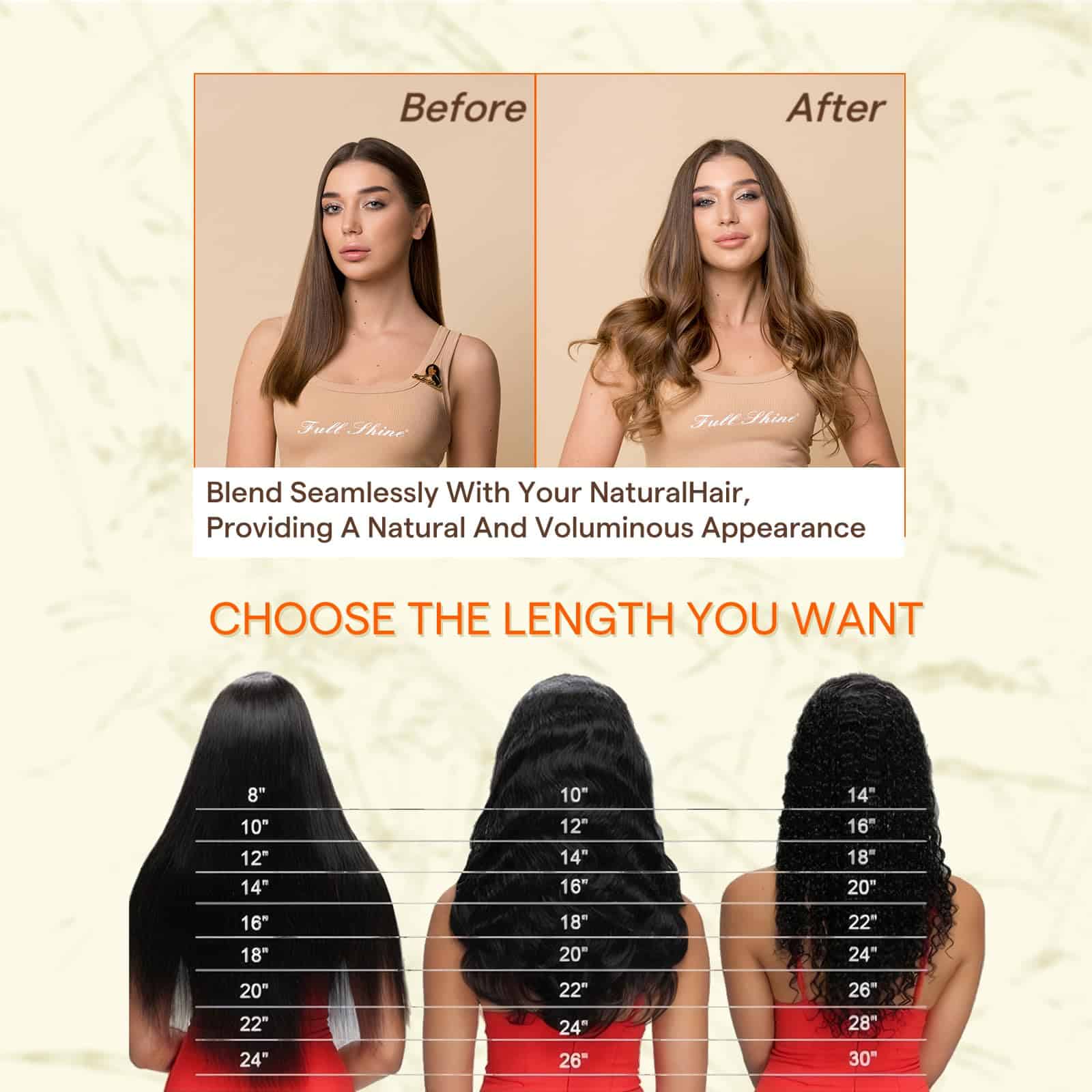 Extensiones de Cabello Humano Tape In -Marrón con Reflejos R - Imagen 7