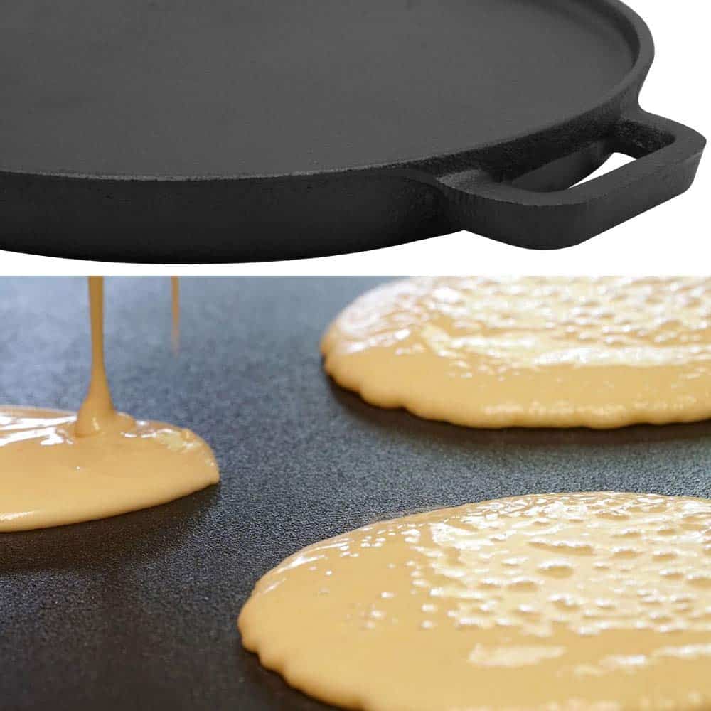 Parrilla/plancha de hierro fundido reversible de 12 - Imagen 5