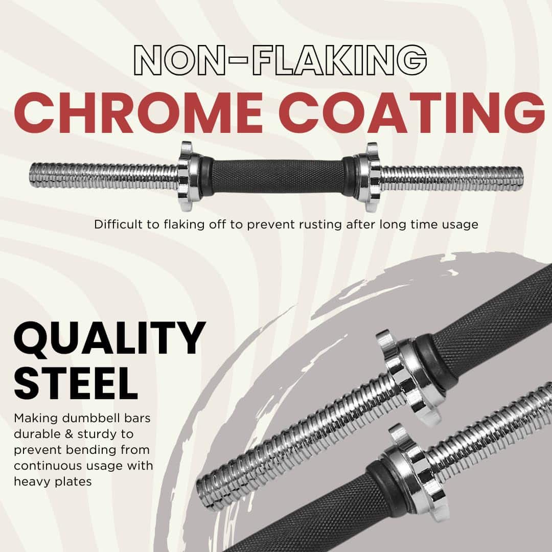 Puños estándar para mancuernas A2ZCARE de 18 pulgadas con - Imagen 5