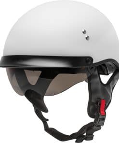 Casco de media escalera GMAX HH-65 (Blanco, X-Small) -