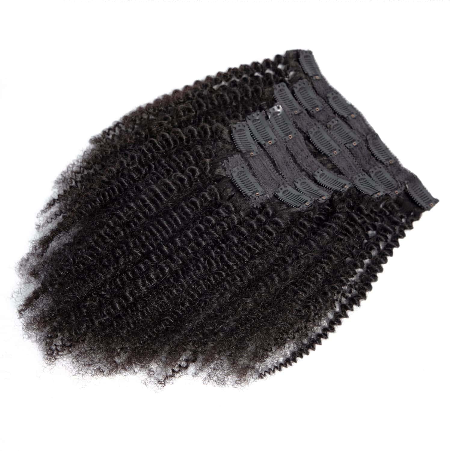 Extensiones de Cabello Rizado Kinky Curly Clip en Pelo Real - Imagen 3