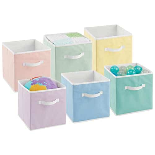 Cubo Organizador de Tela Pequeño mDesign con Asa Frontal