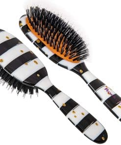 Cepillo para el Cabello Rock & Ruddle de -Negro y Blanco Ray