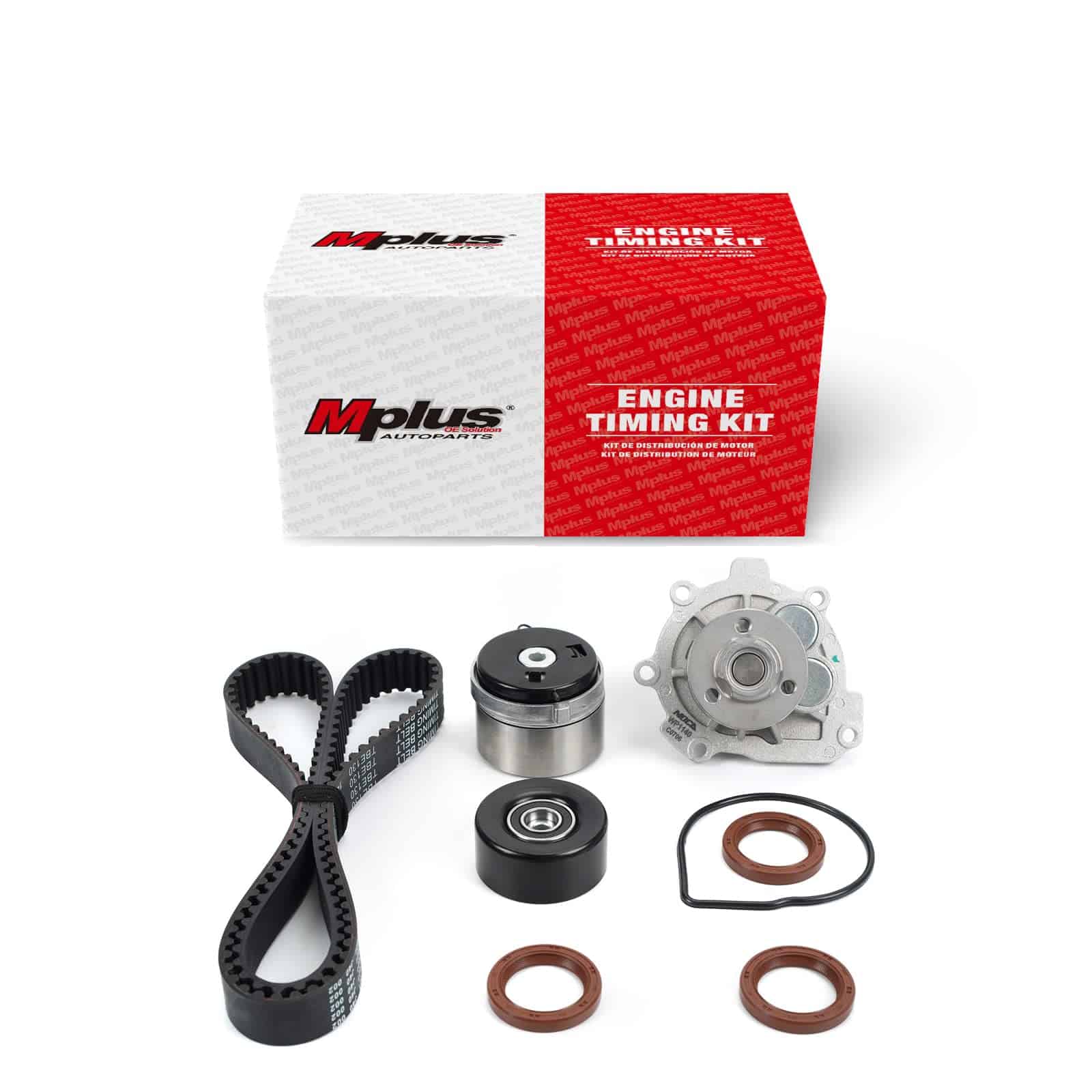 MPLUS Kit de Correa de Distribución con Bomba de Agua