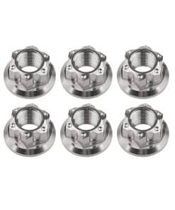 Wanyifa Perno de Brida y Tuerca de Titanio M6 M8 M10 M12