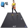 Tapete de ejercicio extra grande MRO para -Negro