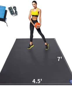 Tapete de ejercicio extra grande MRO para -Negro