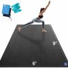 Tapete de Yoga Extra Grande MRO, -Negro