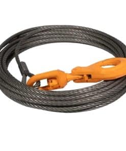 Cable de guinche de acero con núcleo de 3/8" x 75' de Mytee