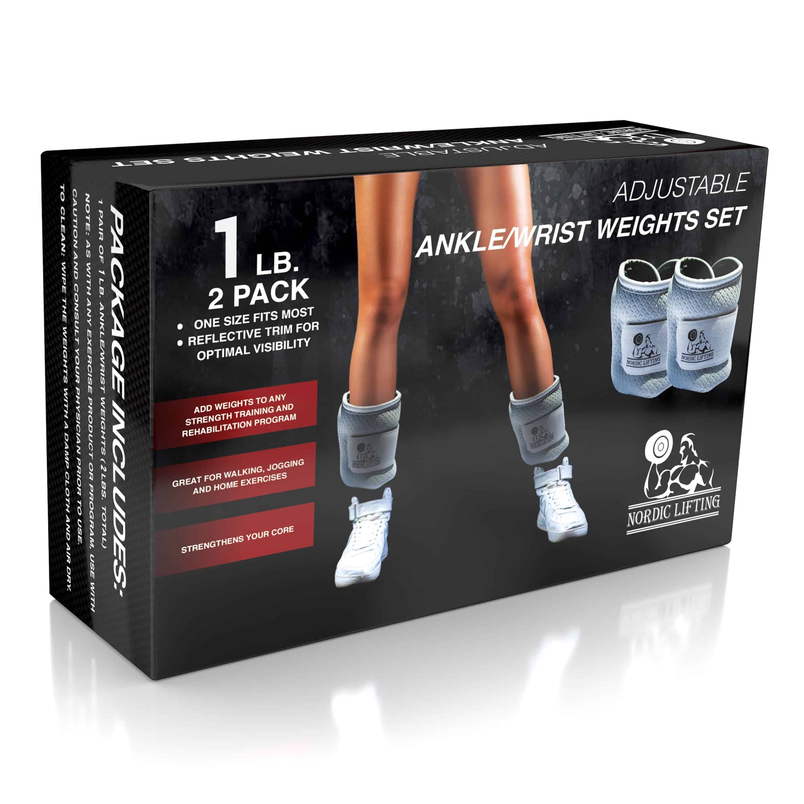 Pesas para Tobillo/Muñeca (1 Par) para -Gris Elegante - Imagen 8