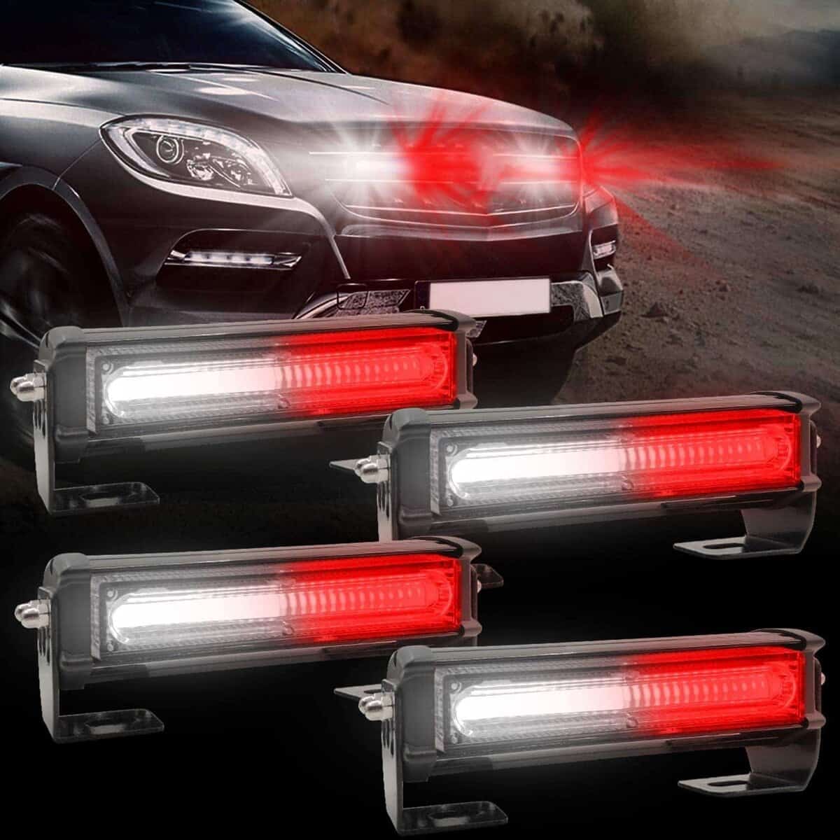 Luces de emergencia EASE2U E para vehículo, 12-24V 4 en 1