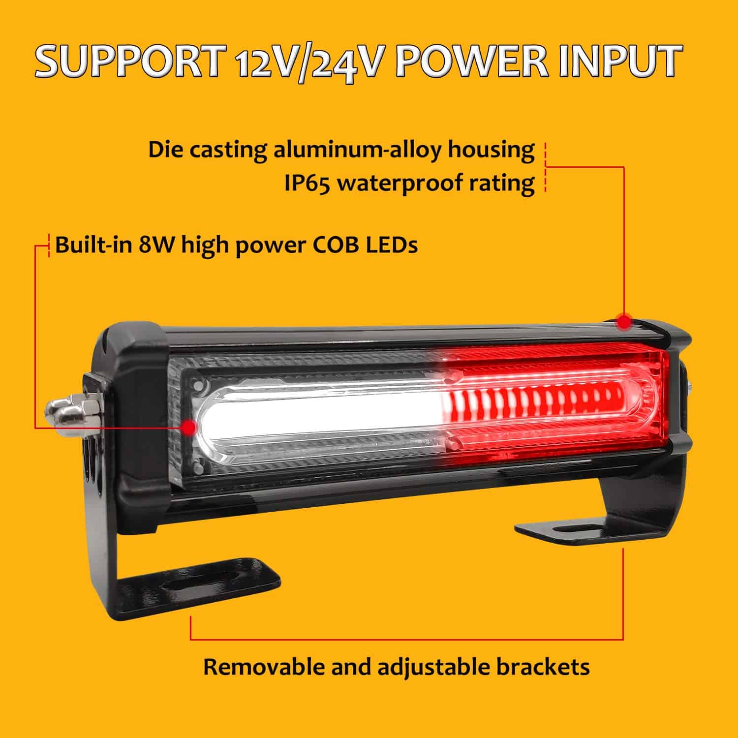 Luces de emergencia EASE2U E para vehículo, 12-24V 4 en 1 - Imagen 5