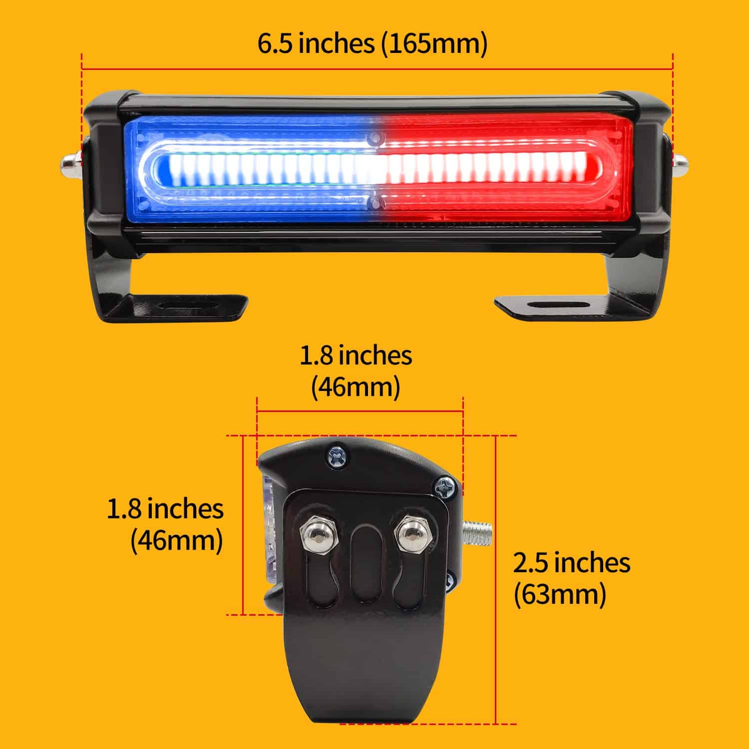 Luces de Emergencia Estroboscópicas para -Azul Rojo - Imagen 7