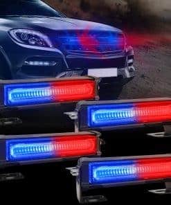 Luces de Emergencia Estroboscópicas para -Azul Rojo