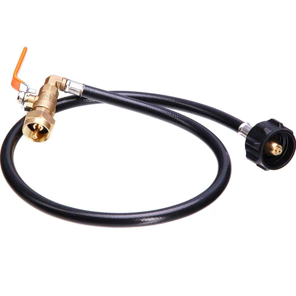 Manguera de Extensión de Propano Actualizada con Válvula de